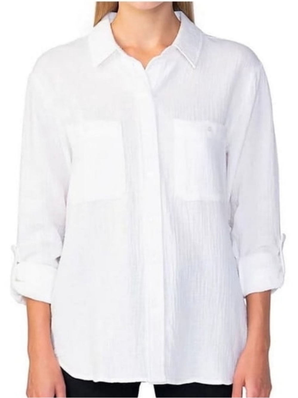 Sanctuary Guaze Button-Down Shirt